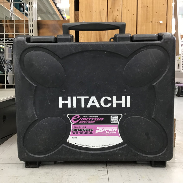 【中古品】 ハイコーキ/HIKOKI ※旧:日立工機 コードレスインパクトレンチ WR18DBDL(NN) 【鴻巣店】