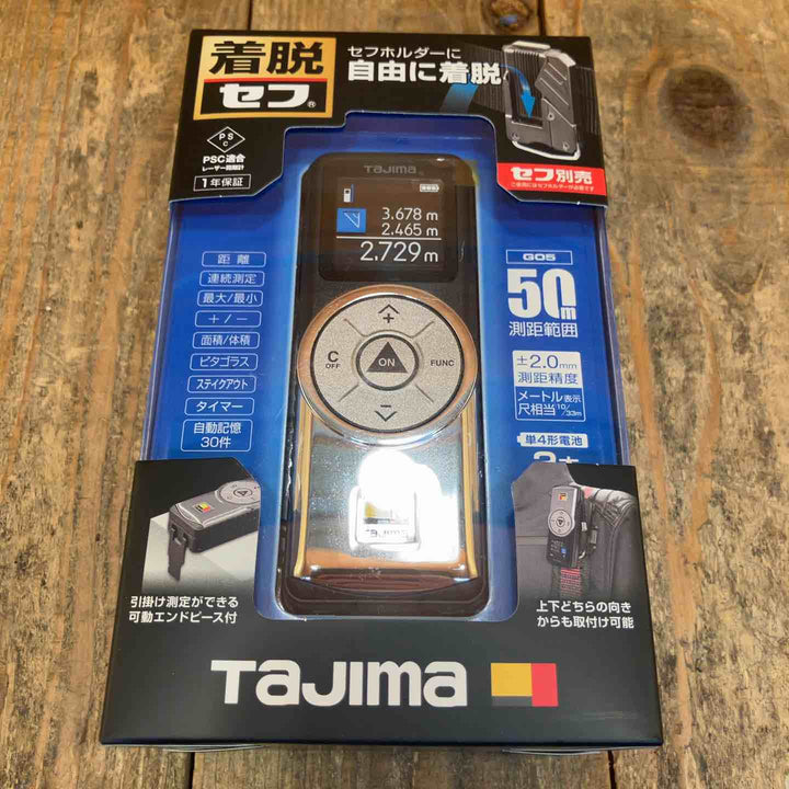 【未使用品】◇TJMデザイン タジマ(Tajima) セフレーザー距離計G05ブラック TSFLK-G05BK PSCマーク適合商品【所沢店】