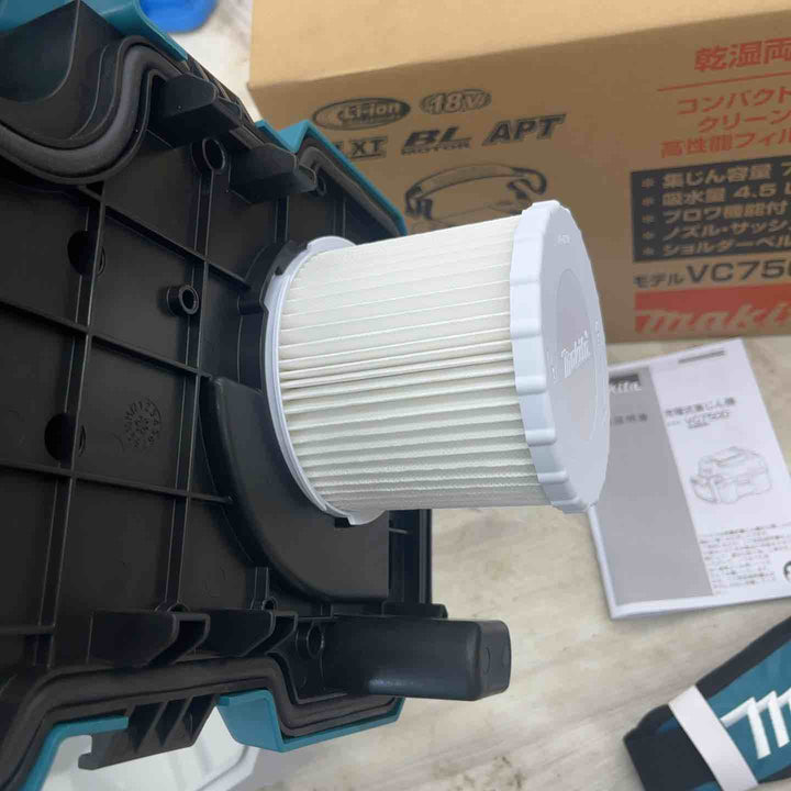★マキタ(makita) コードレス集じん機 乾湿両用 VC750DZ【越谷店】