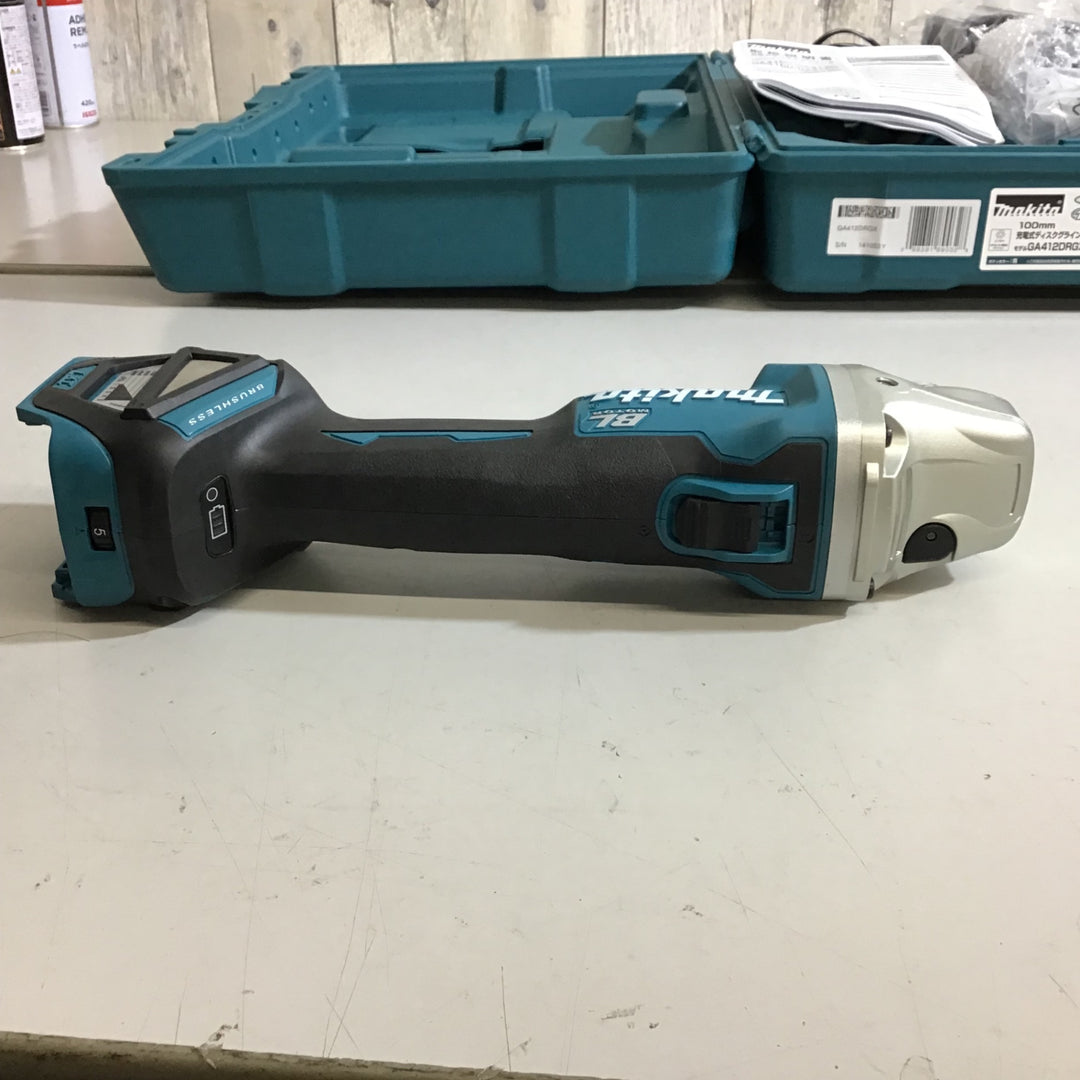 ★マキタ(makita) 100mmコードレスディスクグラインダ GA412DRGX【戸田店】