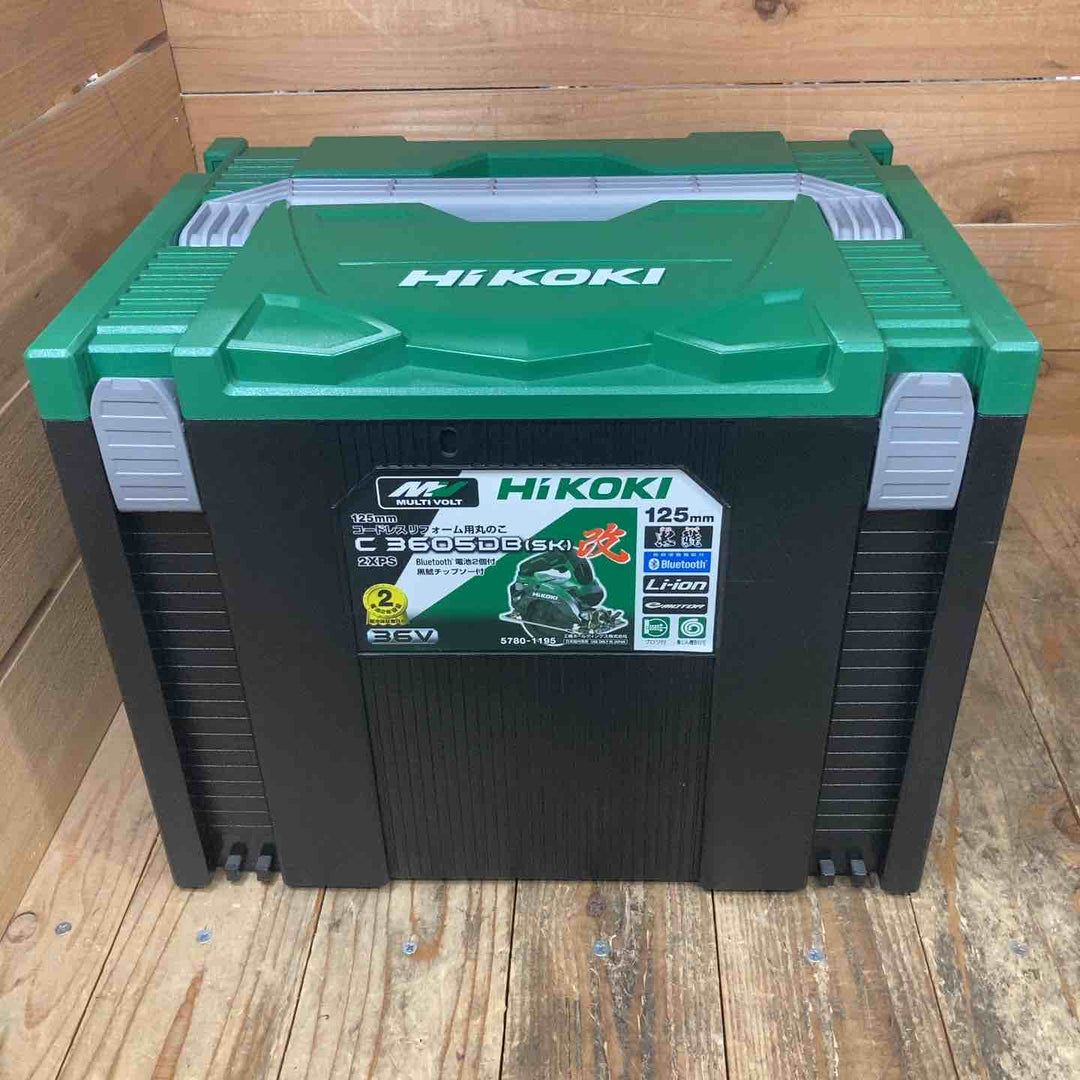 ★ハイコーキ(HIKOKI ※旧:日立工機) コードレス丸のこ C3605DB(SK)(2XPS) 改【所沢店】≪特価≫