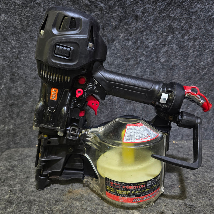 【中古品】マックス(MAX) 高圧エア釘打ち機 HN-90N4(D) 限定色 ブラック【桶川店】