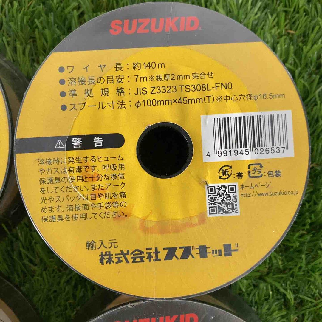 ◇ SUZUKID スター電器 半自動用ワイヤ SUS 0.45kg PF-12 4個【戸田店】