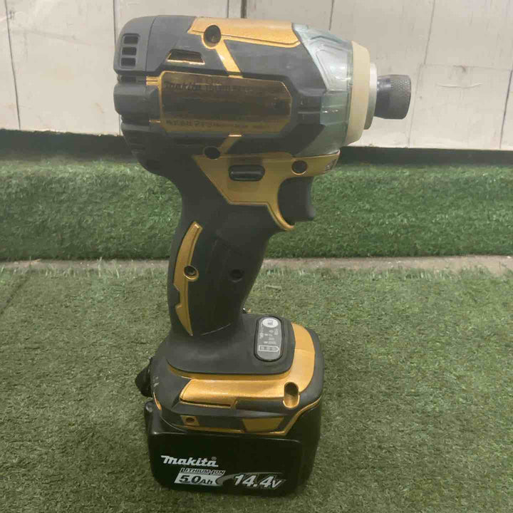 ◇マキタ(makita) コードレスインパクトドライバ 14.4V ゴールド TD137DSP1 (TD137DRTX) 動作確認済【川口店】