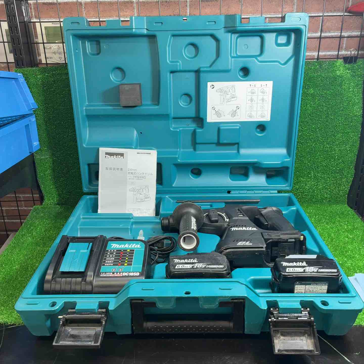 【未使用品】★マキタ(makita) コードレスハンマドリル HR244DRGXB【藤沢店】 マキタ(makita) コードレスハンマドリル HR244DRGXB【藤沢店