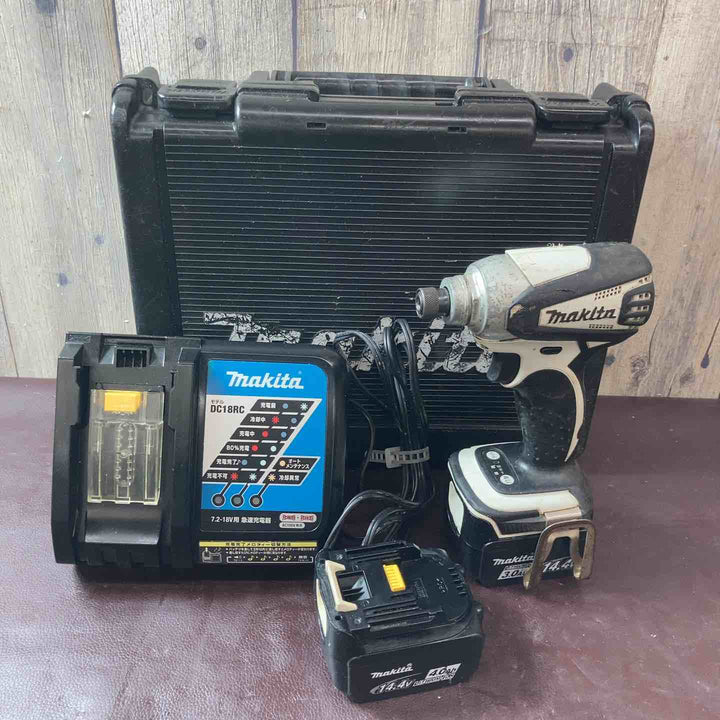 【中古品】マキタ(makita) コードレスインパクトドライバー TD132DRFXW 3.0Ah 4.0Ah 14.4V【東大和店】