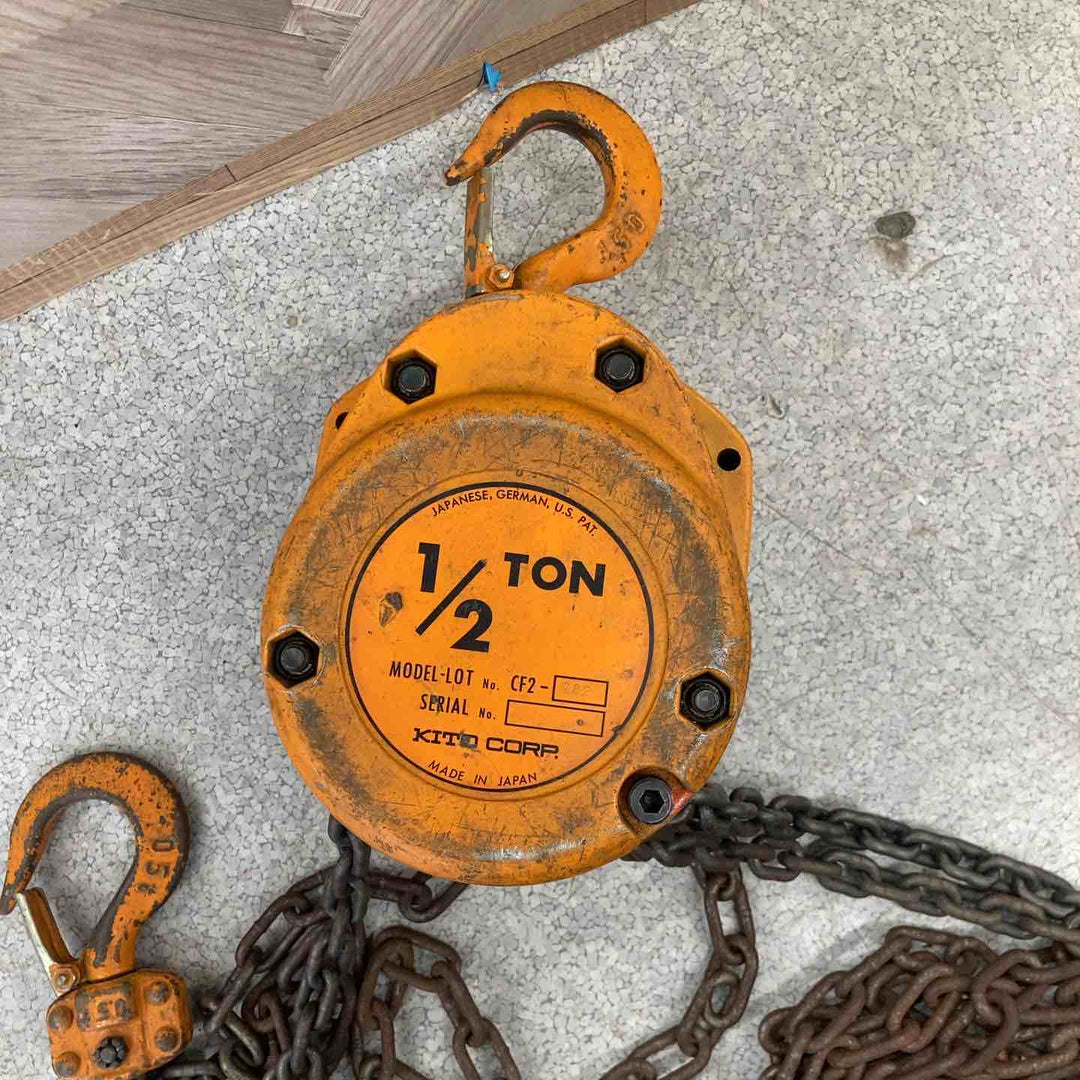 KITO CF型 1/2t 　※サビあり【八潮店】