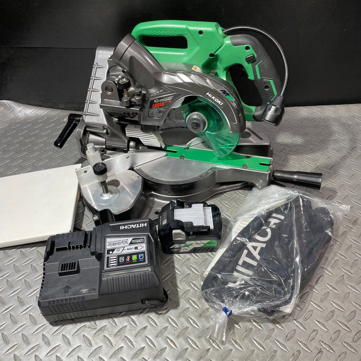 ★ハイコーキ(HIKOKI ※旧:日立工機) コードレス卓上スライド丸のこ C3606DRA(XP)【川口店】