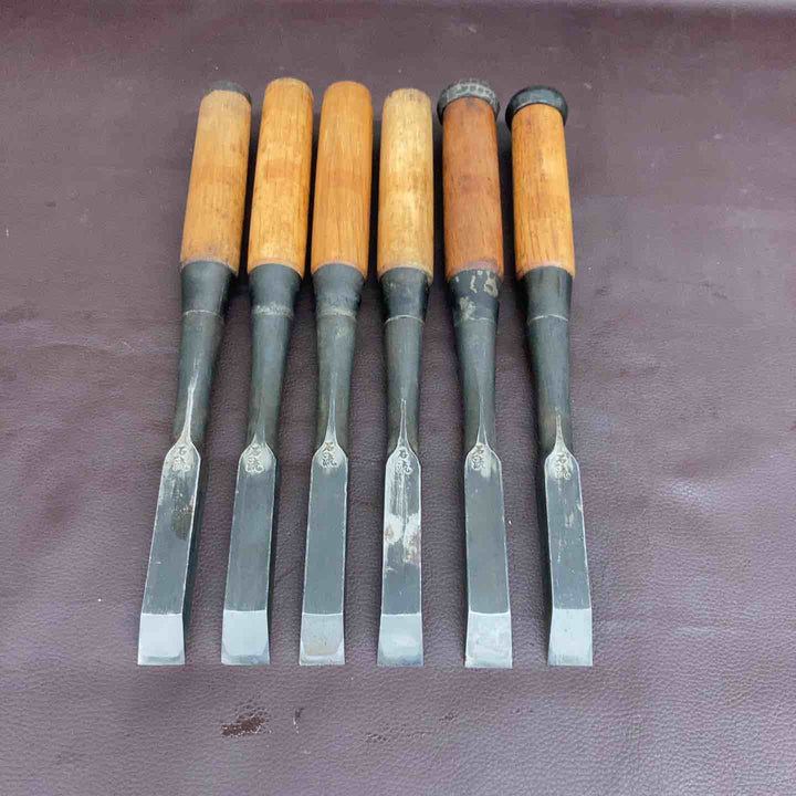 【超お得】 【まとめ売り】 【中古美品】 鑿 石流 同サイズ6本セット のみ 鉋 かんな 鋸 大工 和工具 骨董品 【東大和店】