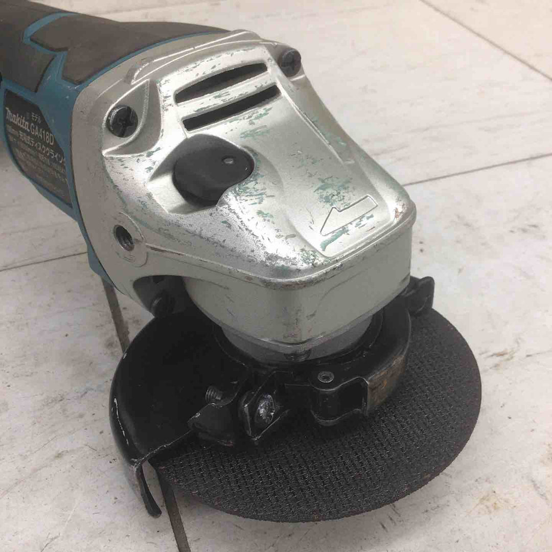 【中古品】 マキタ/makita 100mmコードレスディスクグラインダ GA418DRG 【鴻巣店】