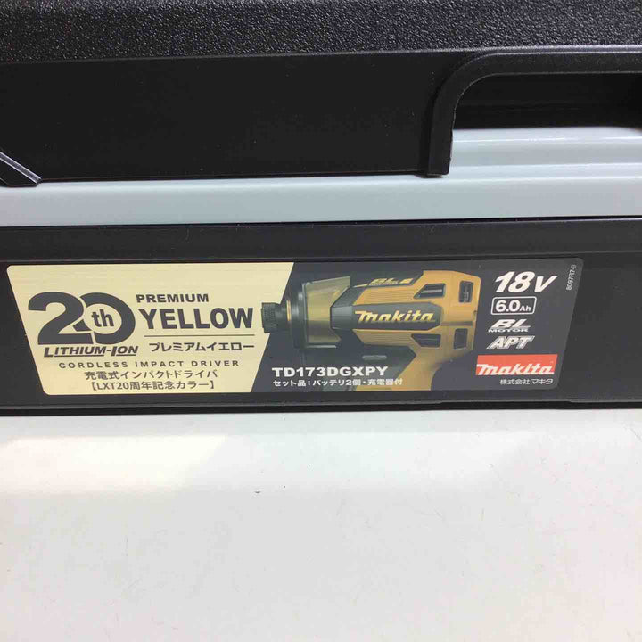 【未使用品】 マキタ makita コードレス インパクトドライバー TD173DGXPY LTX20周年限定色 プレミアムイエロー 本体＋ケース 20周年 【戸田店】