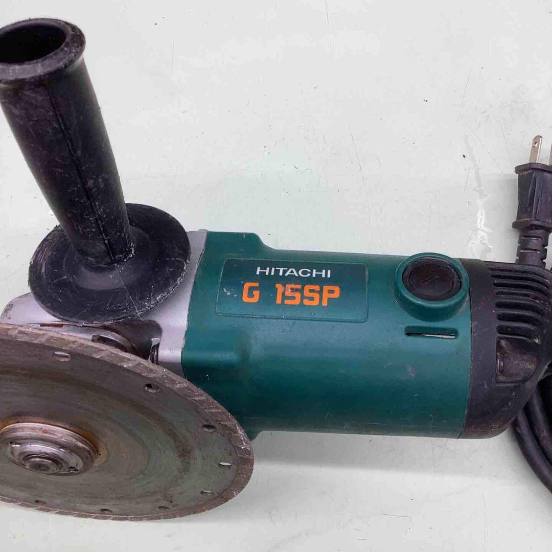 ◇ハイコーキ(HIKOKI ※旧:日立工機) 150mm ディスクグラインダー G15SP カバーなし 砥石径150mm 金属 石材 切断 研削 研磨 バリ取り サビ 塗料の除去 コンクリート 表面仕上げ【越谷店】