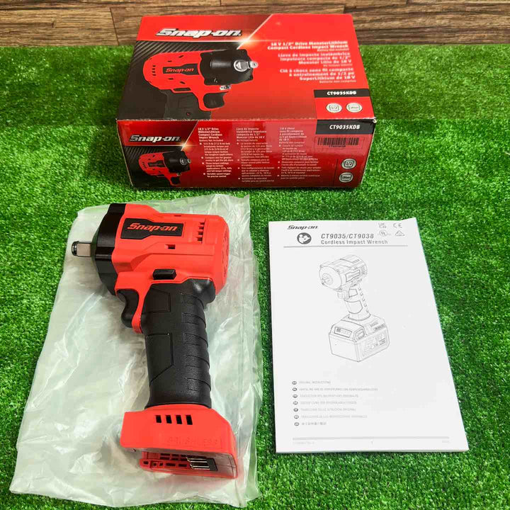 スナップオン/Snap-on 1/2sq コードレスインパクトレンチ CT9035KDB レッド 本体のみ【桶川店】