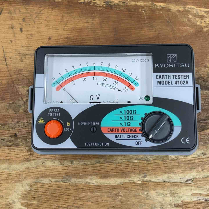 【中古品】◇共立電気計器(KYORITSU) 接地抵抗計 4102A 通電のみ確認【柏店】