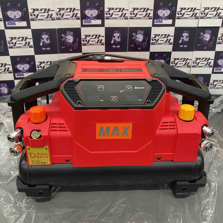 【未使用品】マックス(MAX) 高圧常圧兼用エアコンプレッサー AK-HL1310E2_レッド【所沢店】