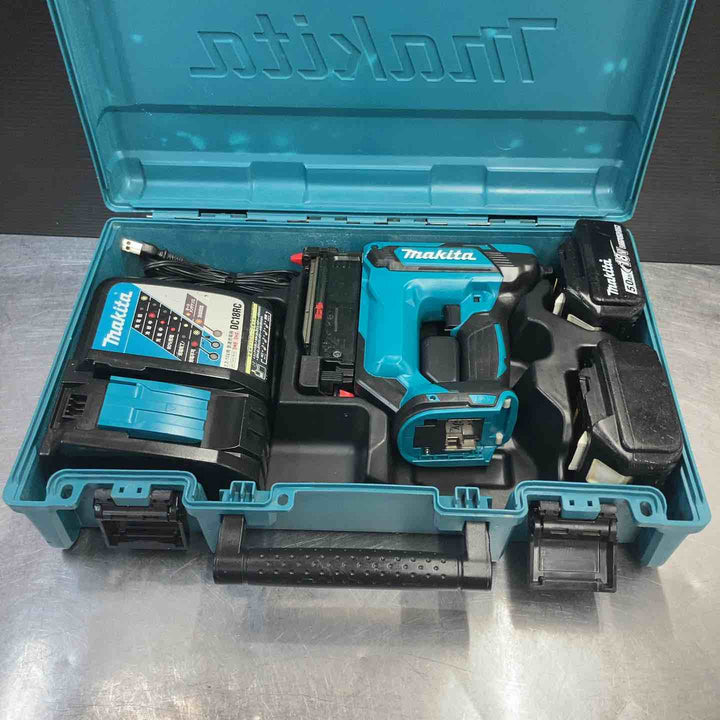 【中古品】 マキタ(makita) 18V コードレスピンネイラ PT353DRG フルセット品 バッテリー2個付き ピンタッカー 【東大和店】