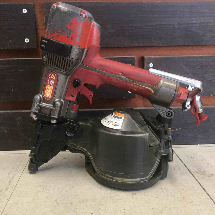 【現状品】 マックス/MAX 高圧エア釘打ち機  HN-75 【鴻巣店】