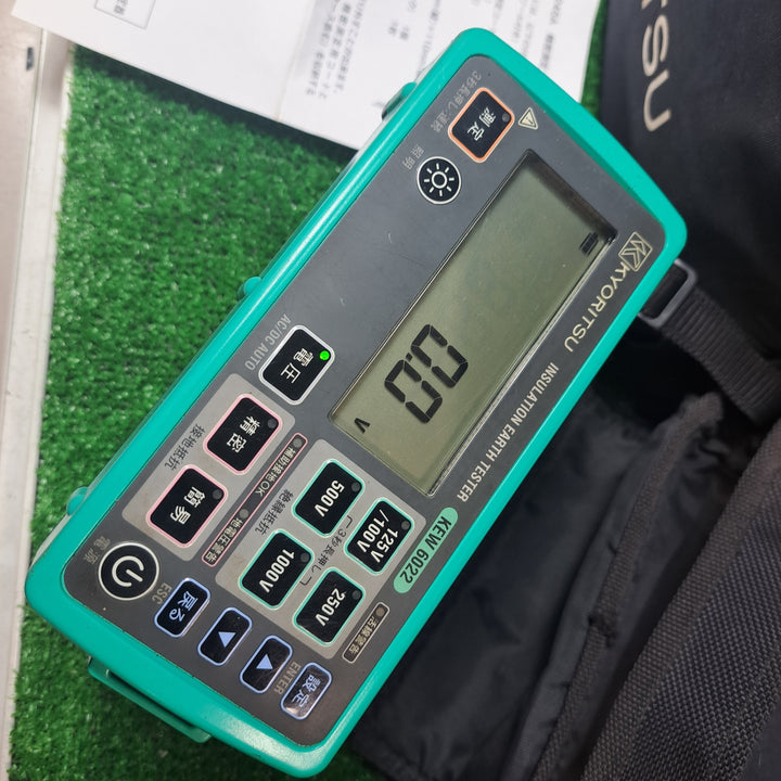 共立/KYORITSU デジタル絶縁・接地抵抗計 KEW6022 L型プローブ、精密測定コードセット付き【岩槻店】