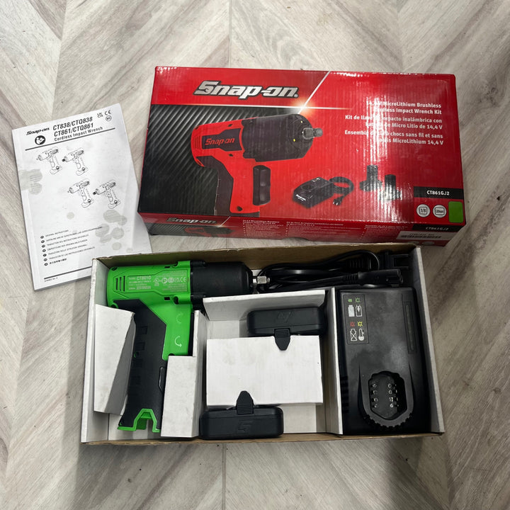 スナップオン 14.4V コードレスインパクトレンチ CT861GJ2　【越谷店】