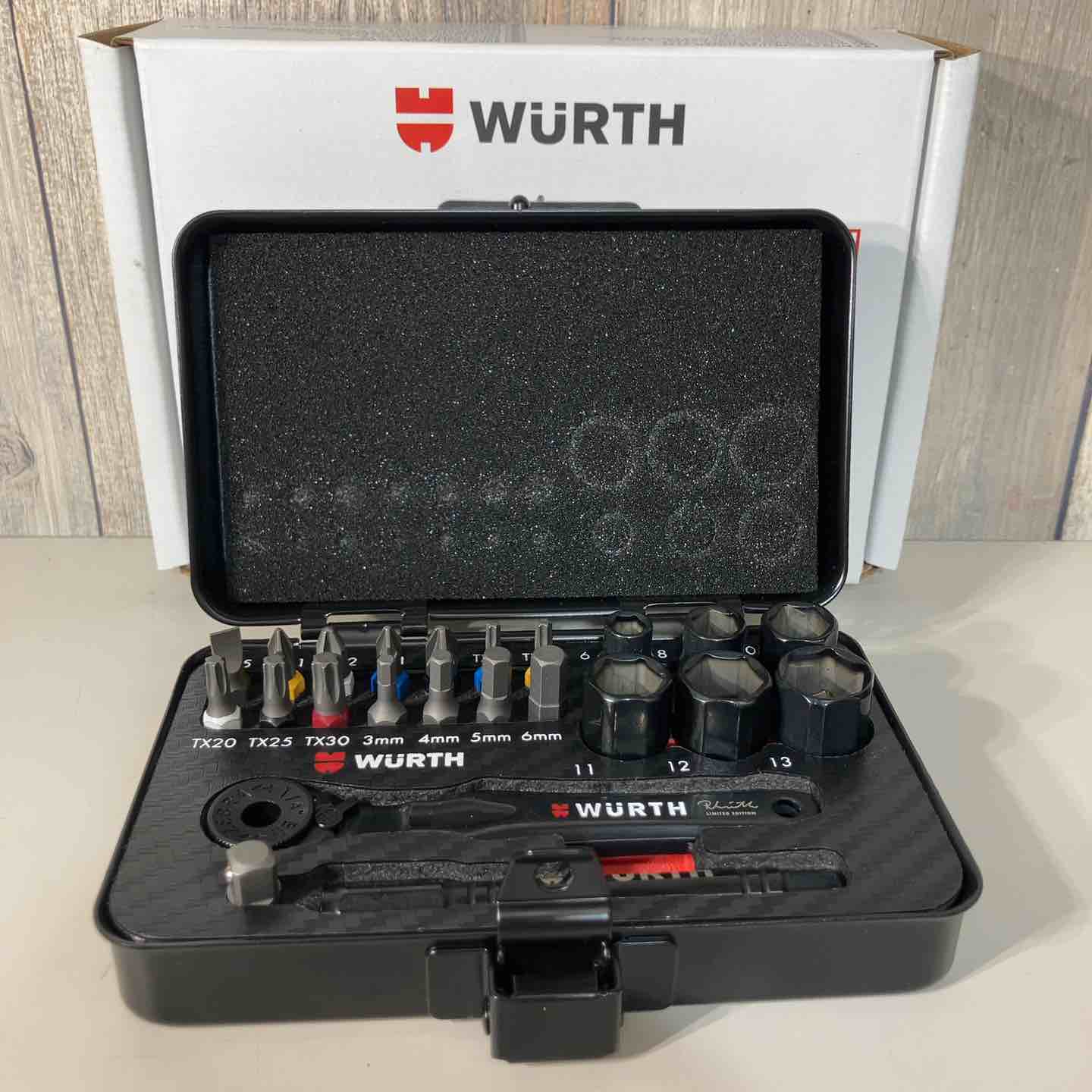 ◇WURTH　ビットラチェットセット　RWエディション　23点セット【戸田店】 ◇WURTH ビットラチェットセット RWエディション 23点セット【戸田店