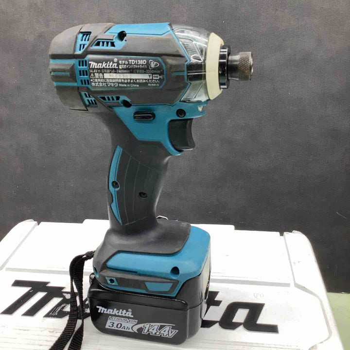 ★マキタ(makita) コードレスインパクトドライバー TD138DRFX【越谷店】