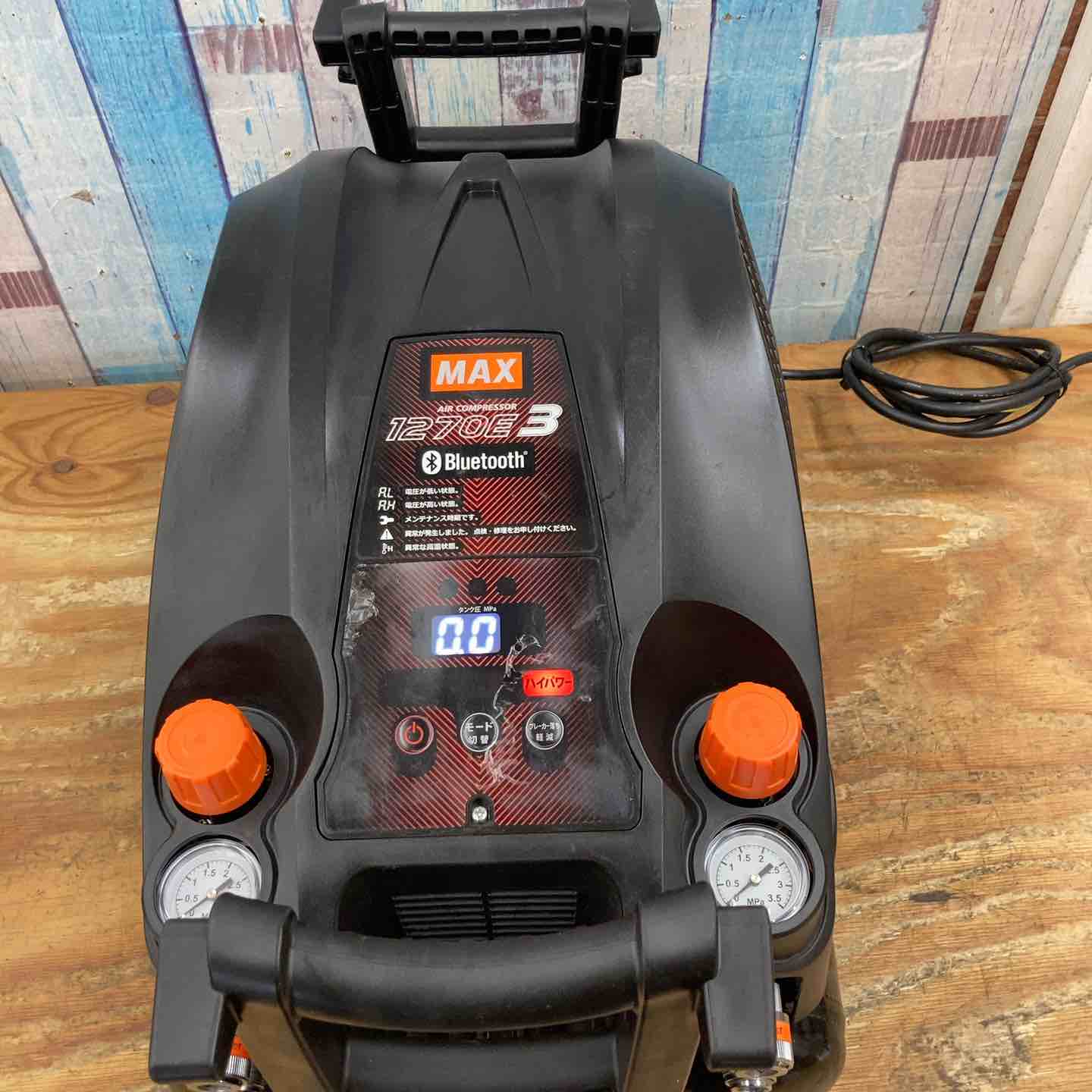 ☆マックス(MAX) エアコンプレッサー AK-HH1270E3_ブラック【柏