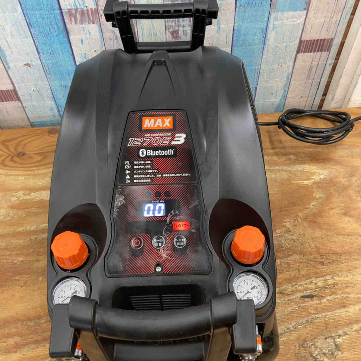 ★マックス(MAX) エアコンプレッサー AK-HH1270E3_ブラック【柏店】