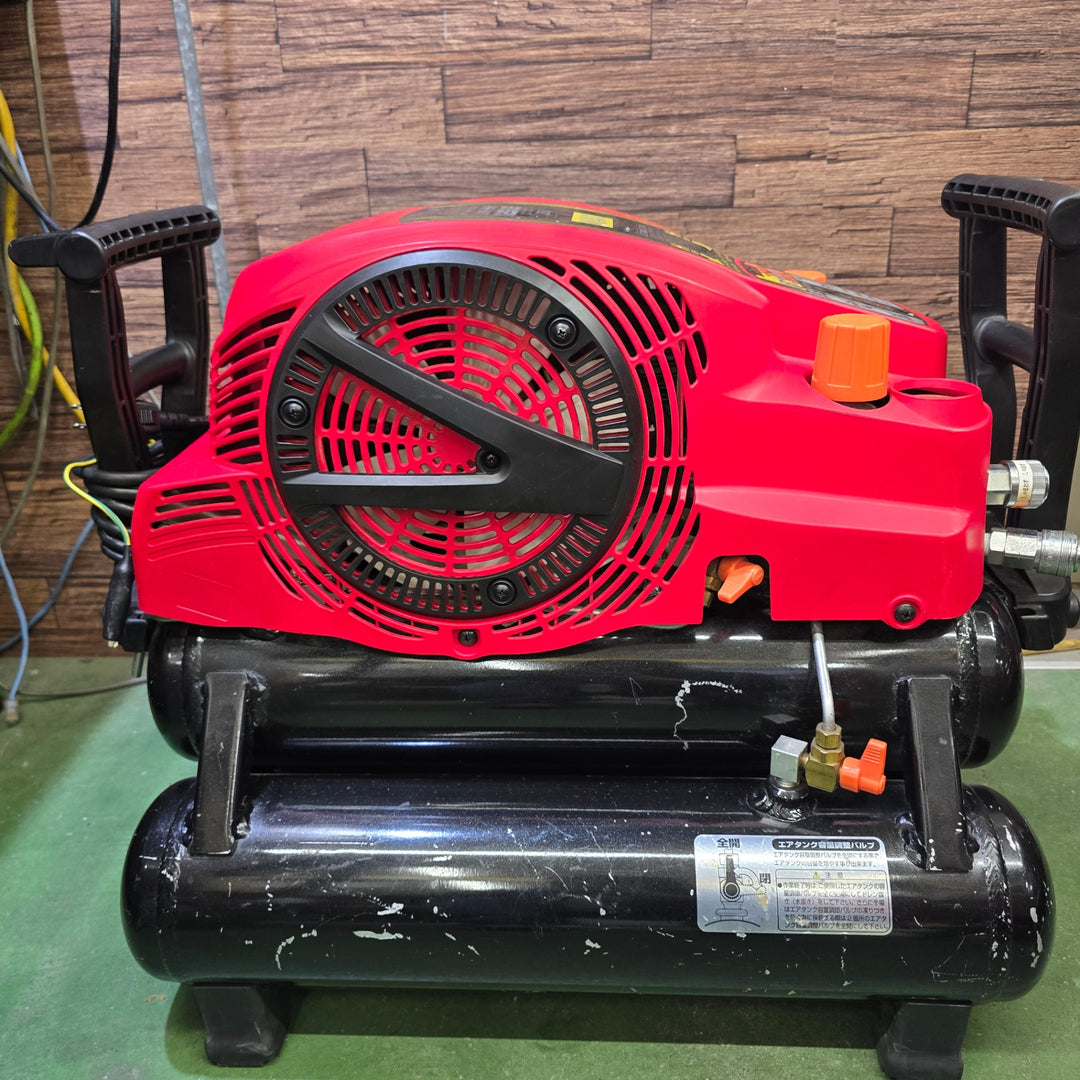 【中古品・急速充填運転時充填時間：約12分30秒】マックス(MAX) エアコンプレッサー AK-HH1250E(27L) レッド 【桶川店】