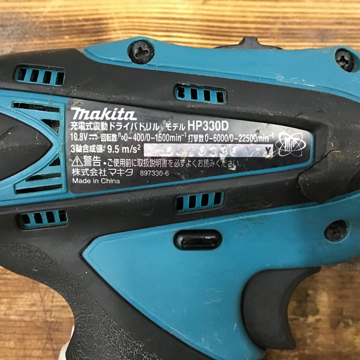 〇マキタ(makita) 10.8V(差込)コードレス震動ドライバドリル HP330DWX【柏店】