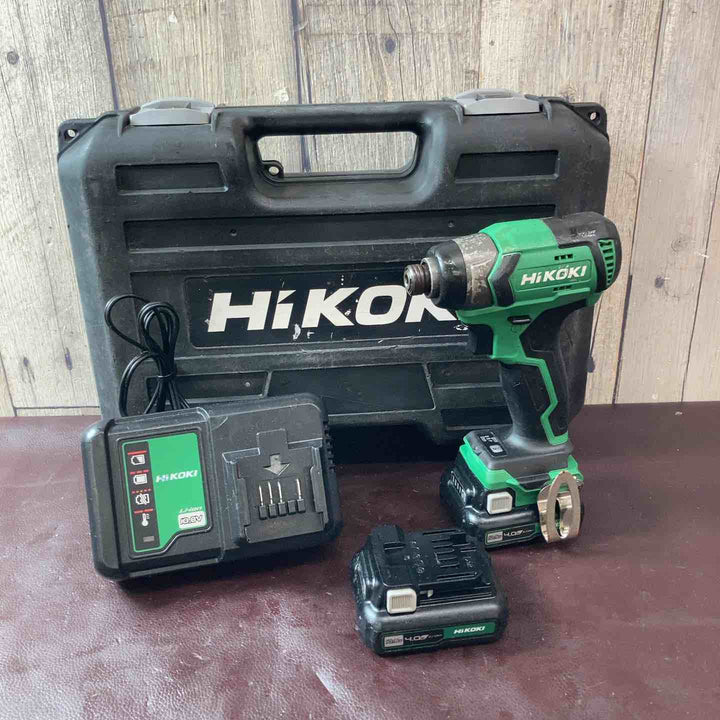 【中古品】 ハイコーキ(HIKOKI ※旧:日立工機) コードレスインパクトドライバー WH12DD(2LS) 【東大和店】