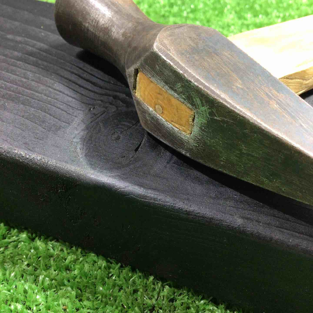 福島 舟手型玄能 80匁 グミ柄 【川口店】