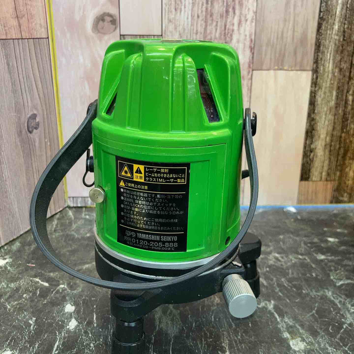 〇山真製鋸 グリーンレーザー墨出器 GA-06BB 6ライン(4方向大矩照射) エイリアンBB 単3電池&AC電源の2電源方式【八潮店】