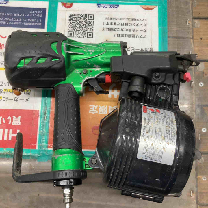 ★ハイコーキ(HIKOKI ※旧:日立工機) 高圧エア釘打ち機 NV90HMC(L)【戸田店】