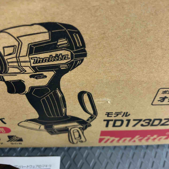 【未使用品】マキタ(makita) コードレスインパクトドライバー TD173DZO【所沢店】