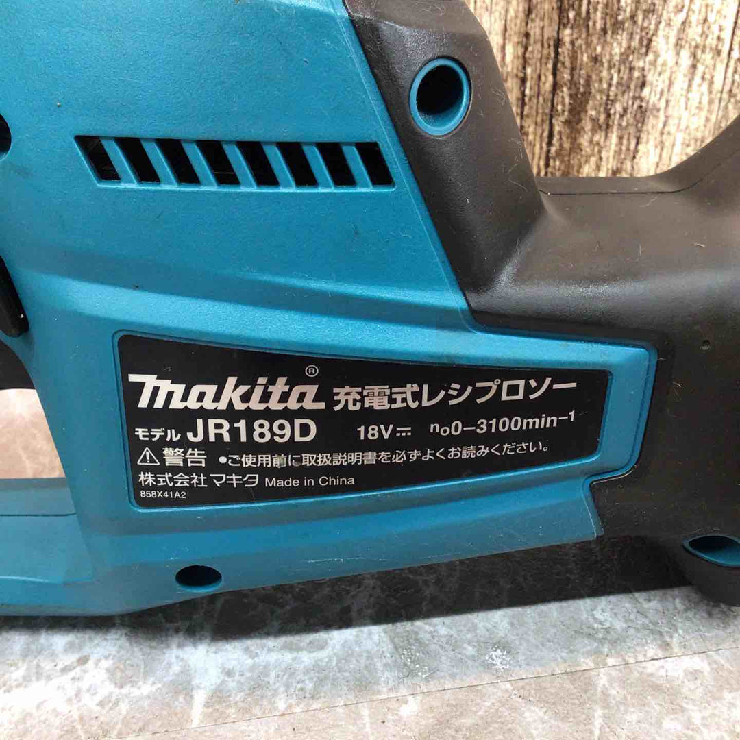 ★マキタ(makita) コードレスレシプロソー JR189DZ【八潮店】
