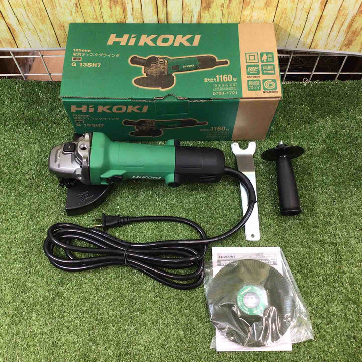 ◇HiKOKI(ハイコーキ) AC100V 125mm ディスクグラインダー スライドスイッチタイプ G13SH7【川崎店】
