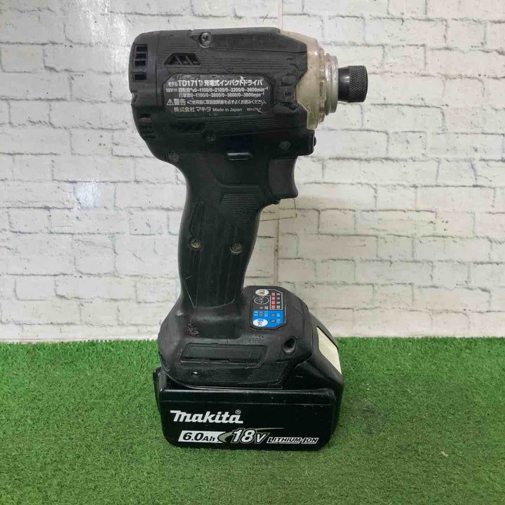 ★マキタ(makita) コードレスインパクトドライバー TD170DRGXB【町田店】