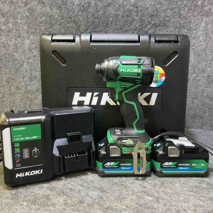 ハイコーキ(HIKOKI ※旧:日立工機) コードレスインパクトドライバー WH36DC(2XPSZ)(L)【桶川店】