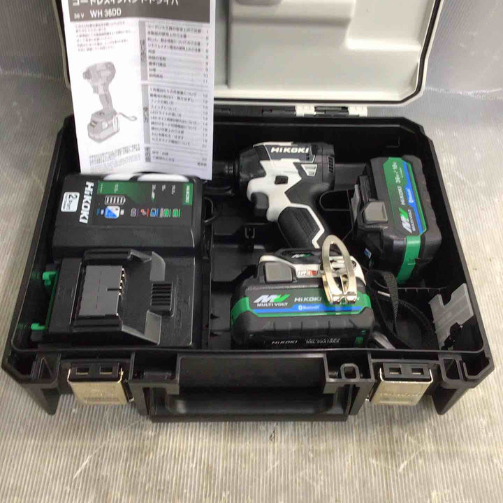 ★ハイコーキ(HIKOKI ※旧:日立工機) コードレスインパクトドライバー WH36DD(2XHSZ)(FW)【草加店】