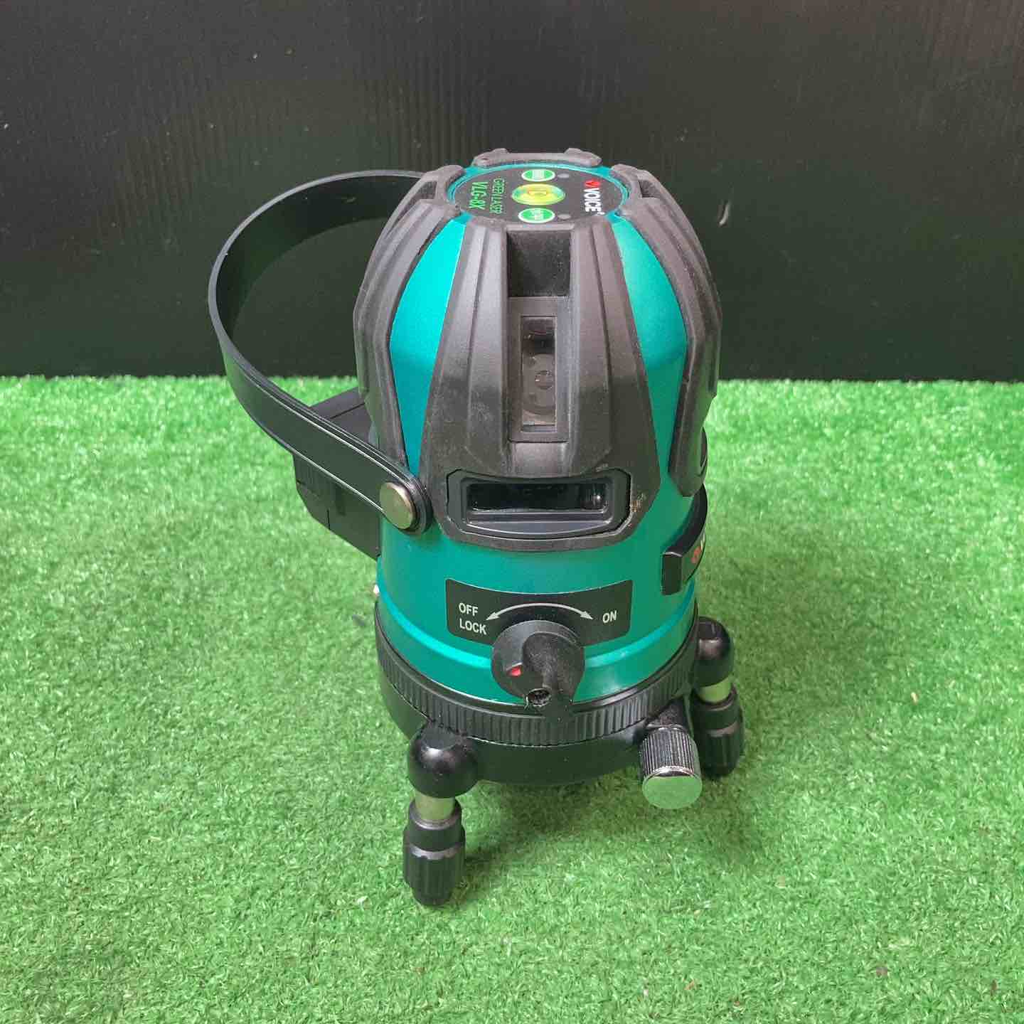 VOICE VLG-8X グリーンレーザー墨出し器 中古品 バッテリx1/クリップ/受光器 現状品 【ハンズクラフト宜野湾店】 VOICE VLG-8X グリーンレーザー墨出し器 品 バッテリx1/クリップ/受光