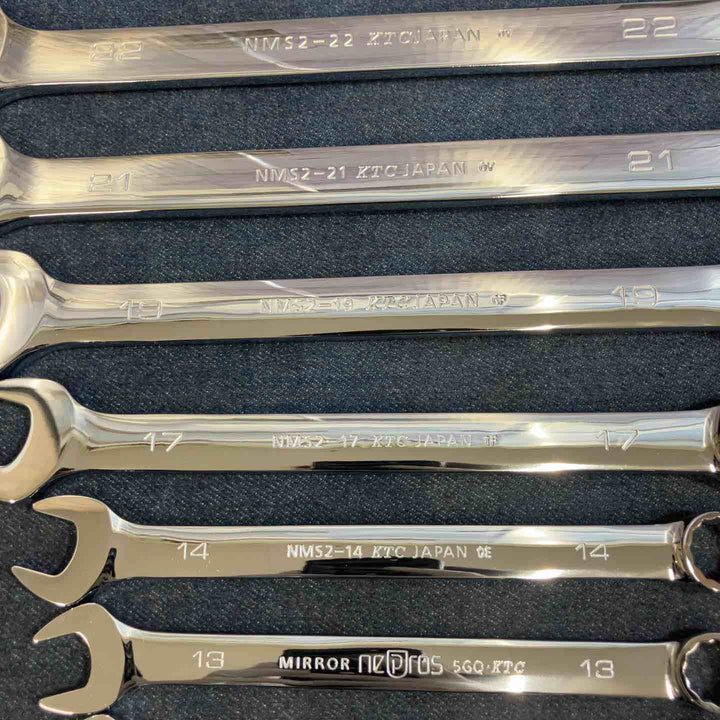 KTC コンビネーションレンチ ネプロス ミラー NMS2-24,22,21,19,17,14,13,12,10,8,7,5.5 12本セット【八潮店】