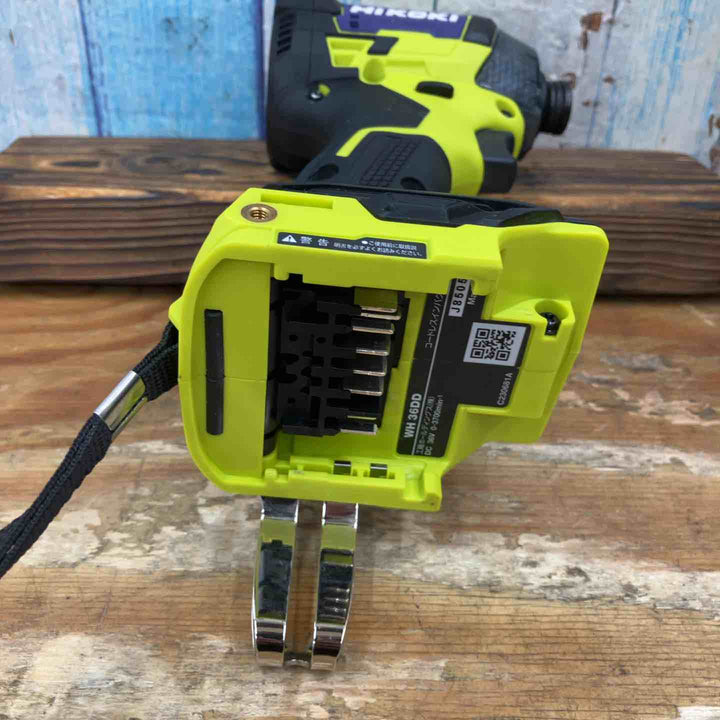 【中古品】★ハイコーキ HIKOKI ※旧:日立工機 コードレスインパクトドライバ スパイダーイエロー WH36DD(2XHYSZ) フルセット【柏店】
