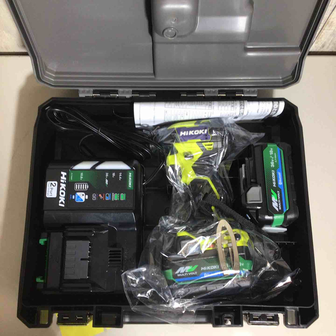 ★ハイコーキ(HIKOKI ※旧:日立工機) コードレスインパクトドライバ スパイダーイエロー WH36DD(2XHYSZ)【戸田店】