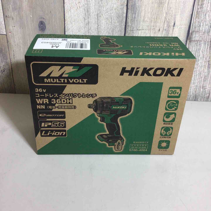 ★ハイコーキ(HIKOKI ※旧:日立工機) コードレスインパクトレンチ WR36DH(NN)【戸田店】