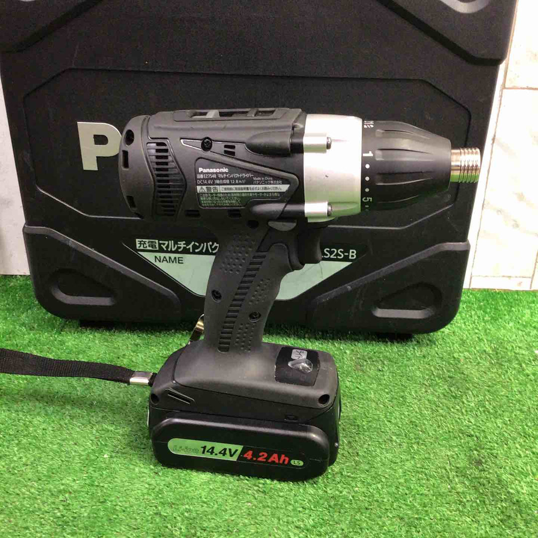 ★パナソニック(Panasonic) コードレスマルチインパクトドライバー EZ7548LS2S-B【町田店】