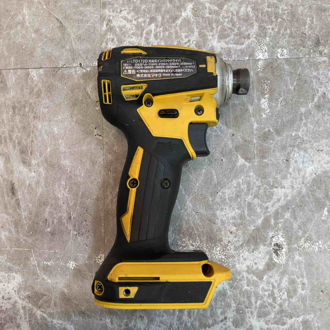 ★マキタ(makita) コードレスインパクトドライバー TD172DZFY【八潮店】
