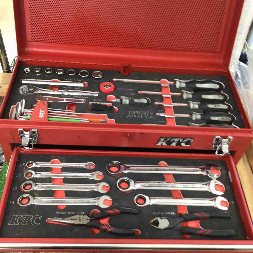 KTC 京都機械工具 ツールボックス LSKX0202SR 整備工具セット 2