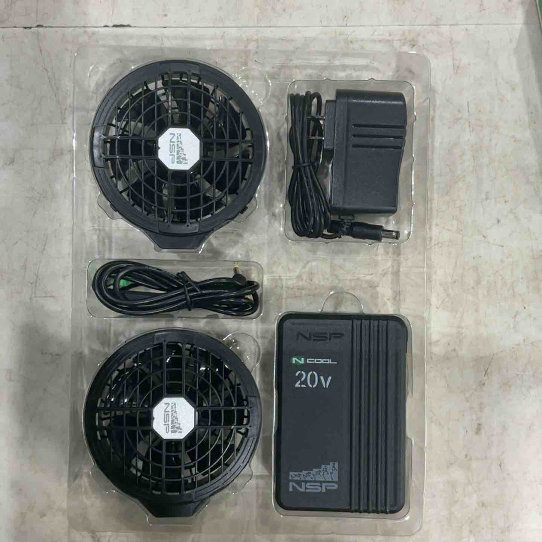 NSP NZ-SK20 Nクールウェア スターターキット 20V ブラック NSP【川口店】