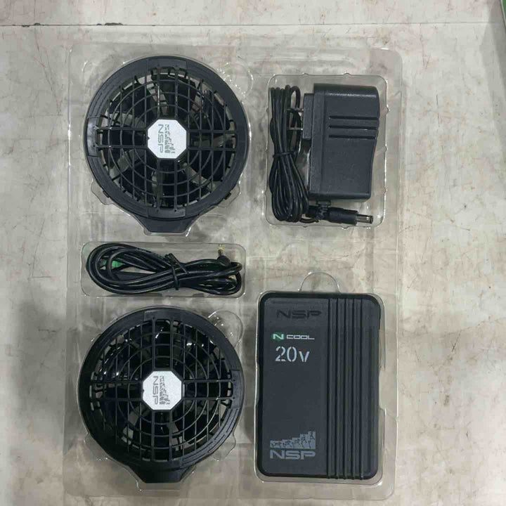 NSP NZ-SK20 Nクールウェア スターターキット 20V ブラック NSP【川口店】