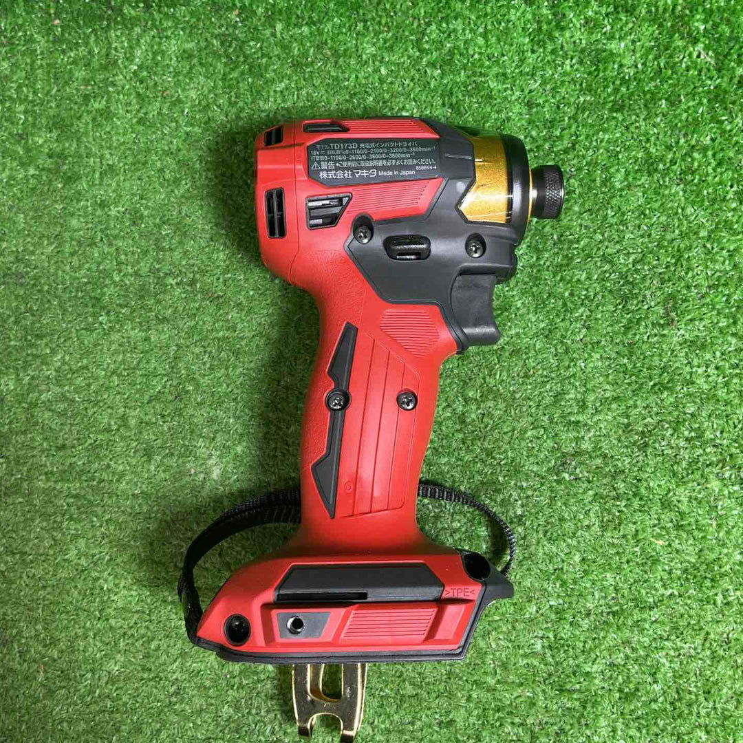 【未使用品】 マキタ (makita) コードレスインパクトドライバー TD173DZPR LTX20周年限定色 プレミアムレッド 本体+ケース 【藤沢店】